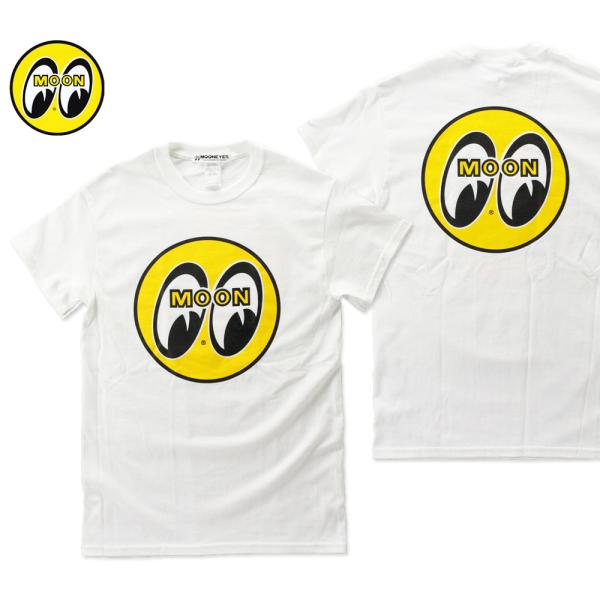 ムーンアイズ Tシャツ メンズ 半袖 アメカジ おしゃれ かっこいい かわいい ホットロッド レーシング モーター MOONEYES MOON EYEBALL