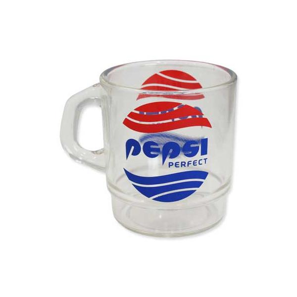 ペプシ マグカップ プラスチック コップ カップ おしゃれ アメリカン かわいい ビンテージ レトロ スタッキングマグカップ PEPSI CLEAR