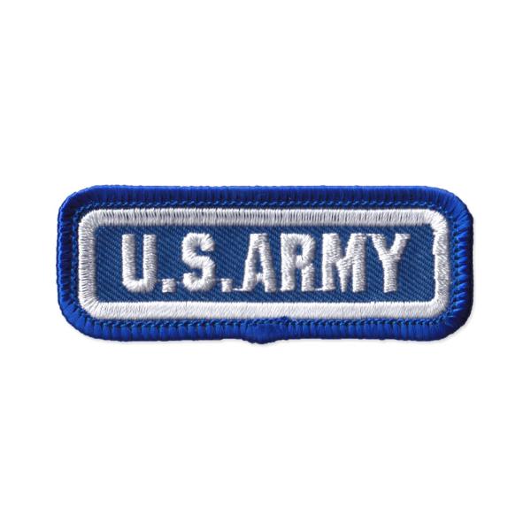 USア−ミー ワッペン アイロン 大人向け おしゃれ かっこいい ミリタリー アメカジ アメリカン雑貨 アメリカ陸軍 ブルースクエア