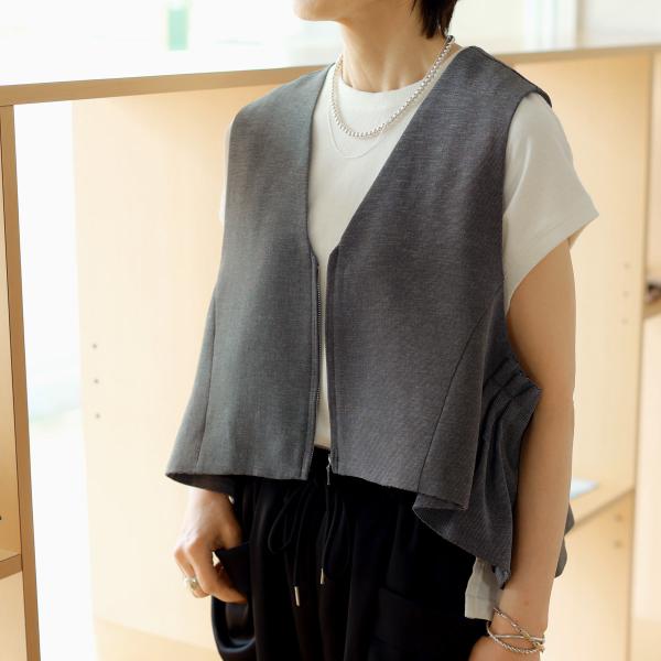 CYAN TOKYO（シアントーキョー） サイド タックジレ : planino - 通販