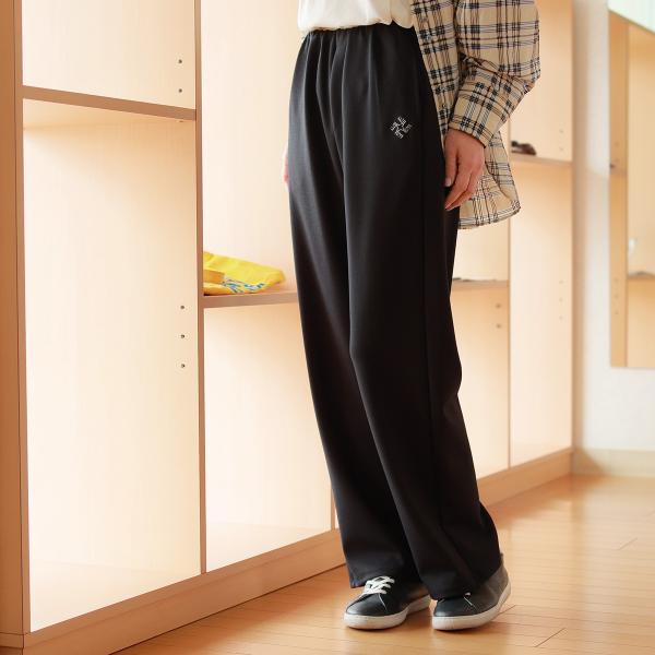 イエン（YENN）ダブルジャージーパンツ YENN (イエン) ダブルジャージー リラックス ストレートパンツ