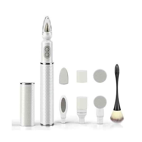 Narrna 電動ネイルケアセット 多機能 電動爪やすり 爪磨き器 Usb充電式 2段階スピード 左右回転切り替え Ipx6防水 Grdizainas Lt