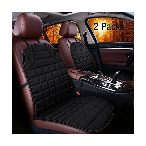 Honcenmax シートヒーター 車用 冬の車内を暖かくなるホットカーシート シートカバー 座席ヒートクッション 二 Siamrathnews Com