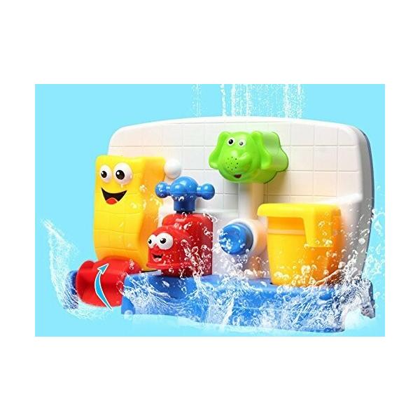 ミニ浴室玩具セット 入浴おもちゃ お風呂用 水遊び ミニ水車 蛇口 噴水 象 知育玩具 Prettyfunnyballoons Com