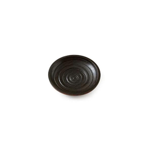 角田清兵衛商店 S2-335054 古代乱筋 4.2茶托 漆塗 茶托 茶たく 湯呑受け 円形 来客用 おもてなし 和食器 トレイ トレー 丸型 和食器 爆買