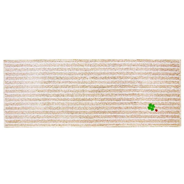 【キーワード】キッチン マット ナチュラルクローバー 45×120 キッチンマット シンプル おしゃれ 滑り止め 洗える 洗濯可 便利 オカ爆買