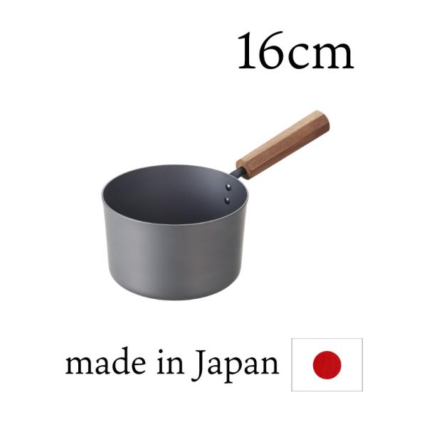 カンダ 鉄 片手鍋 片手鍋 16cm 窒化処理 鉄鍋 IH ガス 直火 片手鍋 鉄