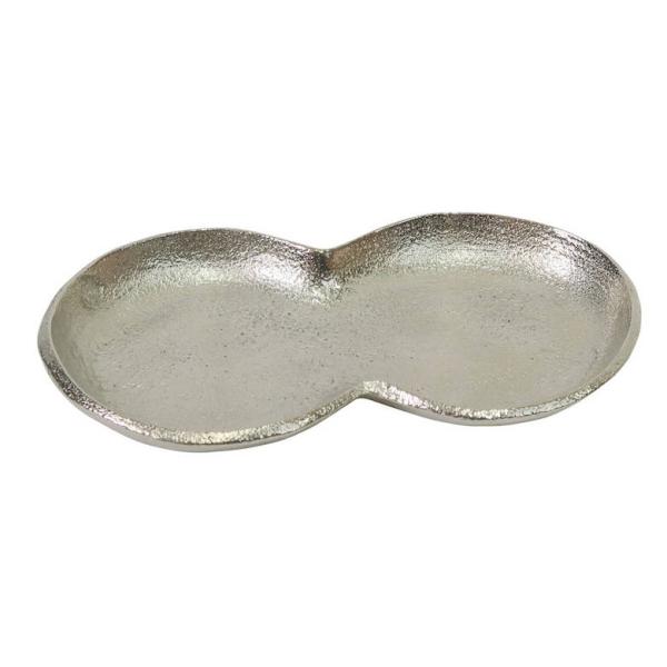 [キーワード]サントリナ　アルミラウンドダブルトレイ おしゃれ シンプル インテリア クレエ爆買