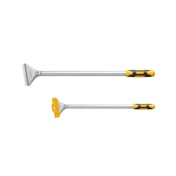 握ったときに、滑らず力のかけやすい形状を追求したＸ（エックス）デザイン・ハイパーシリーズの替刃式大型スクレーパー。ヘッド部は衝撃に対して強度があり、グリップエンドを叩いてのハードな作業も可能。高所や両手を使っての作業に適した600ミリタイプ...