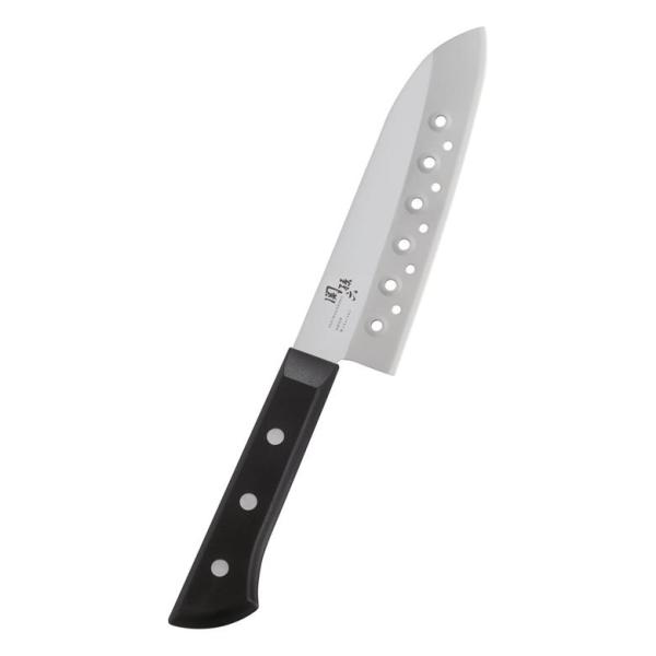 他サイト： 包丁 三徳包丁 貝印 わかたけ 三徳包丁 穴あき 165mm 食洗機対応 日本製 関孫六 AB5419 三徳包丁 万能包丁 キッチンナイフ 野菜 肉 カット 切る ディンプルの商品画像