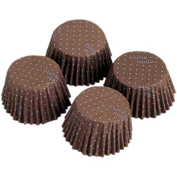 【商品説明】たくさんつくれる紙製チョコ型。湯せんしたチョコレートを流すタイプのパーチメント紙製の型です。かんたんにたくさんつくれるからプレゼントにぴったり。【商品仕様】●紙製チョコ型 水玉、40枚入り●本体サイズ:30×30×25mm●10...