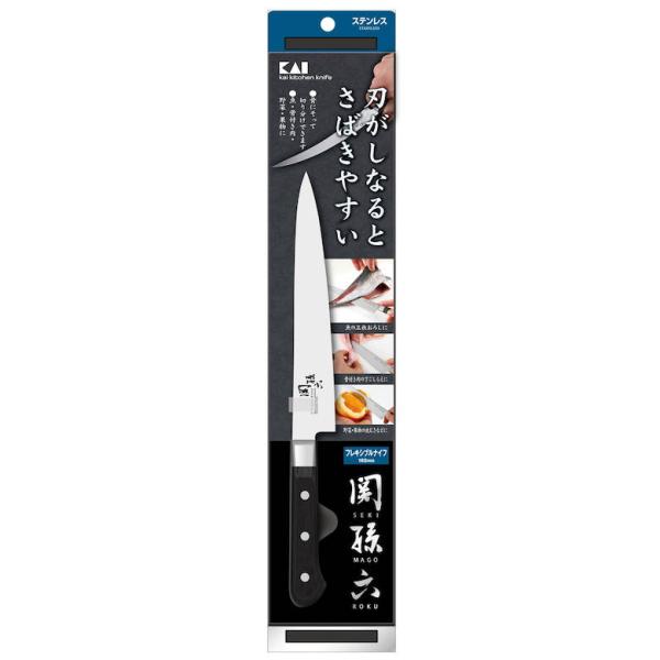 他サイト： バレンタイン お菓子作り 貝印 関孫六 フレキシブルナイフ AB5118 日本製 ナイフ 国産 子どもの商品画像