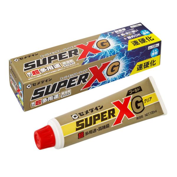 他サイト： セメダイン スーパーXゴールド135ML クリア 箱の商品画像
