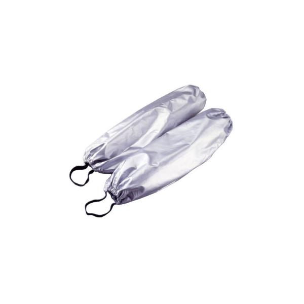 アルミ防水スパッツ(35cm) アルミ防水スパッツ(35cm) ヘッダー付 35cm レッグカバー 足カバー 撥水 防水 防滴 防汚 防雨 水ハネ 泥除け カッパ スノーカバー