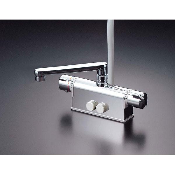 KVK デッキ型サーモスタット式シャワー KF771YTR3 KVK デッキ形サーモスタット式シャワー 300mmパイプ付(寒冷地用