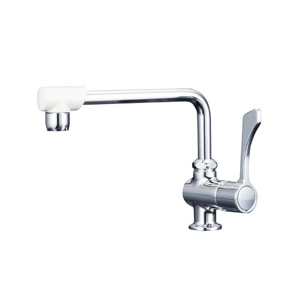 KVK KVK K1802F ワンタッチハンドル付立型自在水栓 : ものうりばPlantz