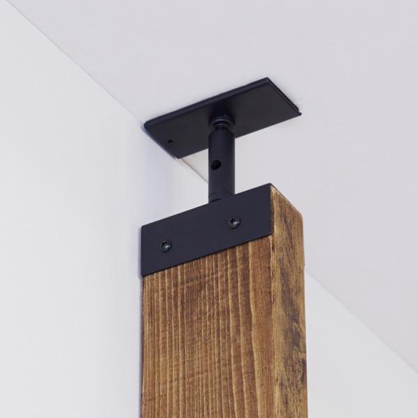 [キーワード]2×4アジャスター アイアン ブラック DIY ツーバイ材 手軽 ブラケット インテリア 棚 ラック 本棚 靴棚 シェルフ 簡単 棚受 平安伸銅 2×4アジャスター アイアン ブラック DIY ツーバイ材 手軽 ブラケット イ...