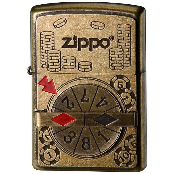ZIPPO ジッポ ROULETTE ブラス ライター 喫煙具 かっこいい おしゃれ ギフト プレゼント