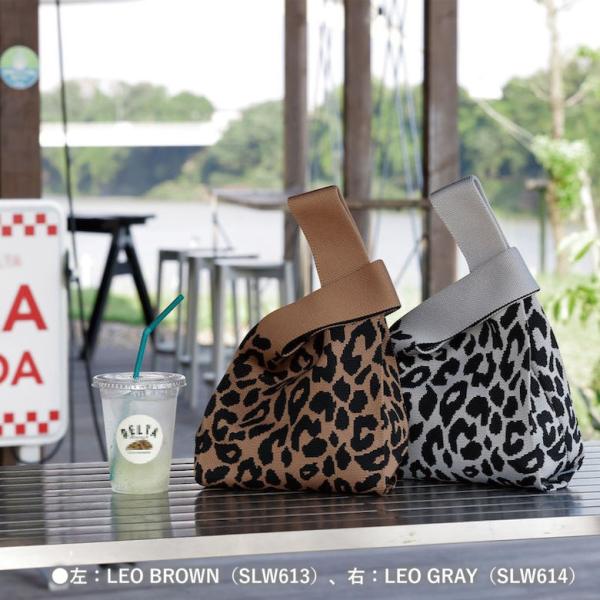 レオパード柄 星柄 水玉 ドット柄 チェック柄 おしゃれ ミニバッグ ハンドバッグ 編みバッグ かばん ニット ワンマイルバッグ ギフト プレゼント 誕生日 スロウワー TRI