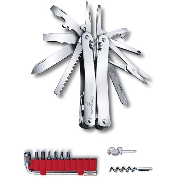 防災グッズ 日本正規品 Victorinox ビクトリノックス スイスツール スピリット X プラス シルバー 3.0235.N保証書付き 工具箱 コンパクト ギア 防災用品 キーホルダー カギ 鍵 アウトドア 登山 キャンプ 釣り マルチツール VICTORINOX（ビクトリノックス） 防災グッズ 日本正規品 スイスツール