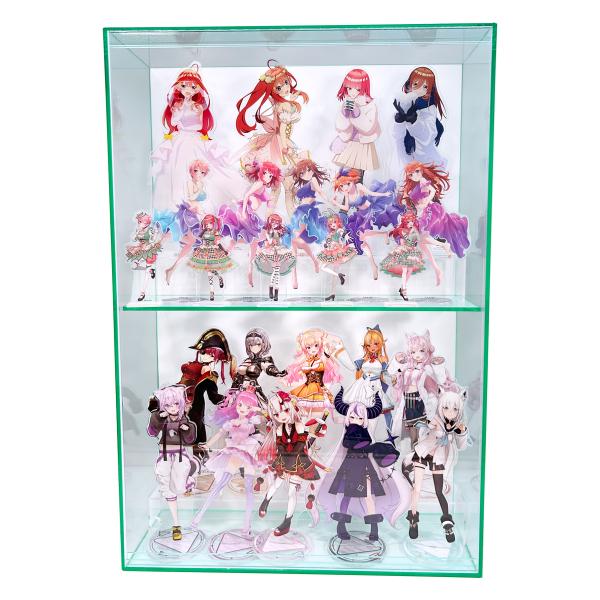 プラスアート【壁掛け式 高さ66cm 幅45cm】ガラス色・背景白/スタンド