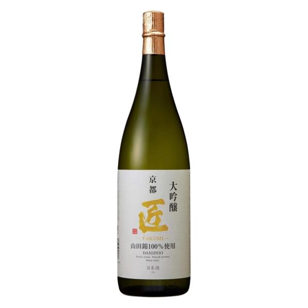 日本酒 山田錦大吟醸 匠 1800ml 京都府 京姫酒造 1.8L ワイングラスで