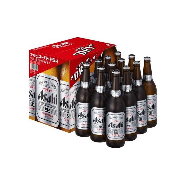 アサヒ（asahi） ビール スーパードライ EX-12 大瓶 633ml 12本入り