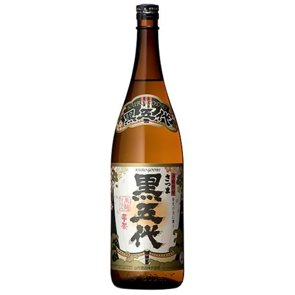 さつま五代 芋焼酎 山元酒造 さつま黒五代 25度 瓶 1800ml 1.8L いも