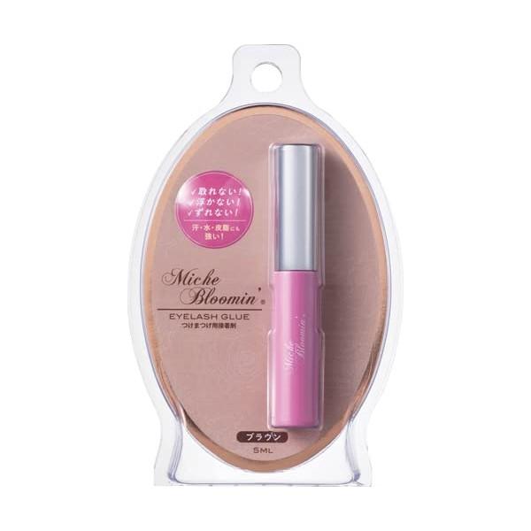 ミッシュブルーミン アイラッシュグルー ブラウン 5ml つけまつげ 接着剤 のり つけま 目元 ブラウンメイク アイメイク コスメ グルー つけまつげ接着剤