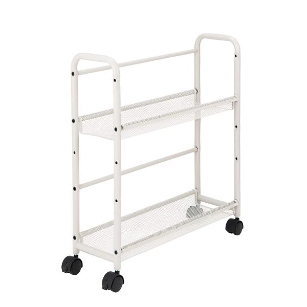 ◆本体サイズ:約60×19.5×54cm ◆素材・材質:(本体)スチール(粉体塗装)、(平ネジ)スチール、(キャスター)ナイロン スチール(メッキ)、(ネジ受け)PP ◆原産国:中国 ◆収納目安:A4フラットファイル７冊(１段あたり) ◆荷...