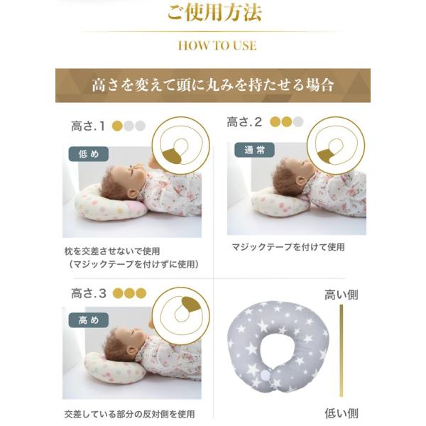 エスメラルダ ドーナツ枕 日本製 赤ちゃん 頭の形が良くなる まる型 ベビー枕 ベビーまくら 枕 赤ちゃん まくら ベビー用品 Pillow 出産祝い Buyee Buyee Japanese Proxy Service Buy From Japan Bot Online