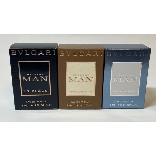 【並行輸入品】　BVLGARI MAN ブルガリ マン　5ml 3セット※沖縄県は別途送料いただきます。※営業日13時までのご注文で当日発送。※金曜日の13時以降及び土日祝日の購入の場合は次の営業日の発送です。※営業日：月・火・水・木・金（...