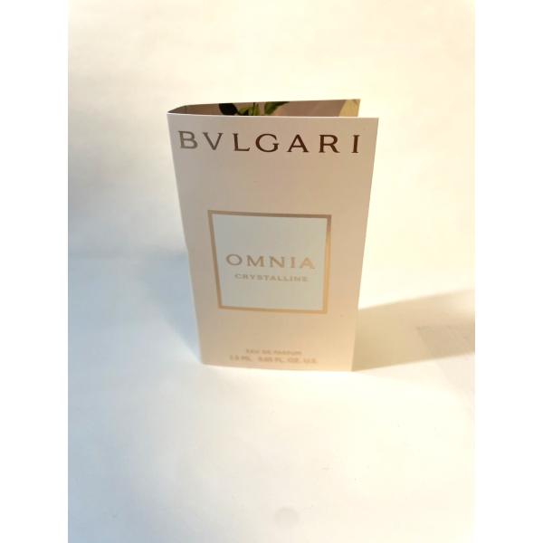 【並行輸入品】【ネコポス送料無料】BVLGARI ブルガリ オムニア　クリスタリン ＥＤＰ 1.5ml※沖縄県は別途送料いただきます。※営業日13時までのご注文で当日発送。※金曜日の13時以降及び土日祝日の購入の場合は次の営業日の発送です。...