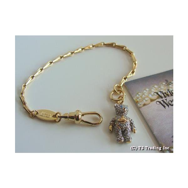 新作★vivienne westwood★LITTLE PAVE TEDDYパールブレスレット ヴィヴィアンウエストウッド クリスタルテディベア ブレスレット