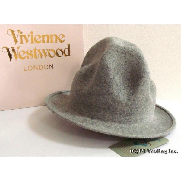 Vivienne Westwood 中折れハット オーブ装飾 RG195 ヴィヴィアンウエストウッド Vivienne Westwood FISHER BUCKET HAT