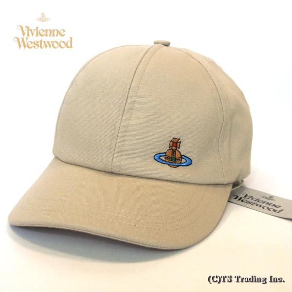 ヴィヴィアンウエストウッド　キャップ　黒　オーブ　刺繍 Vivienne Westwood ヴィヴィアンウエストウッド 帽子 ラインORB