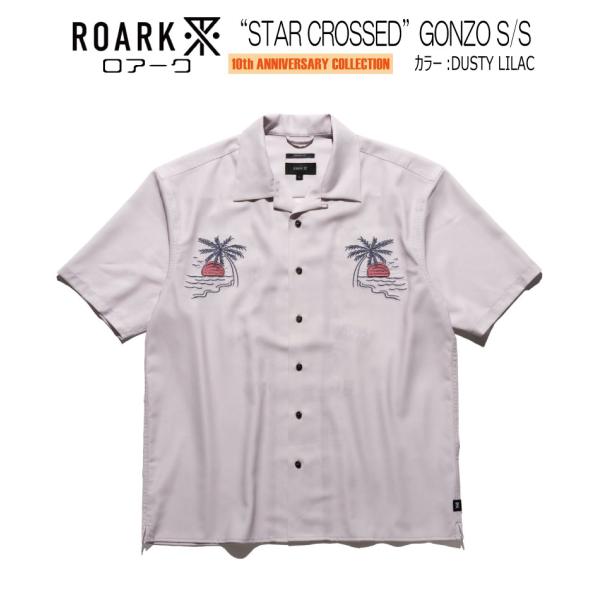 ROARK ロアーク "STAR CROSSED" GONZO S/S 刺繍 シャツ 限定品【10th ANNIVERSARY COLLECTION】