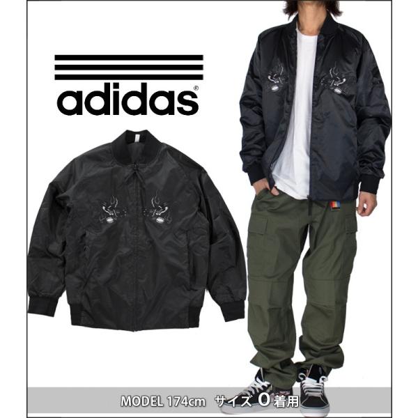 アディダス スカジャン オールブラックス Adidas All Blacks メンズ 防寒 アウター ジャンパー ブルゾン ブラック 黒 大きいサイズ スポーツウェア Dejapan 手数料０円で日本の商品を購買代行 落札代行