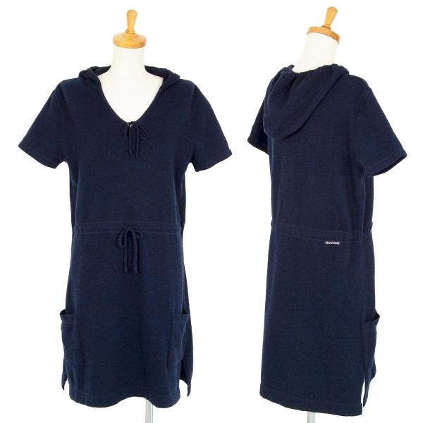 マドモアゼルノンノンMademoiselle NON NON ウールニットフード  