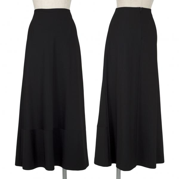 コムデギャルソンCOMME des GARCONS切替スカート黒CDG コムデギャルソンCOMME des GARCONS ウールシアー切替台形