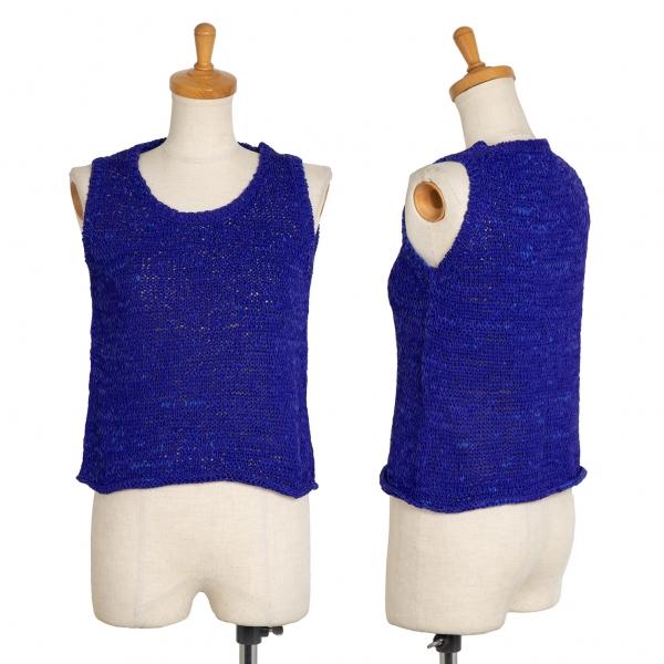 PLEATS PLEASE プリーツプリーズPLEATS メッシュ編み込みタンクトップ  