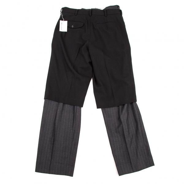 COMME des GARCONS（コムデギャルソン） 反転レイヤードデザインパンツ