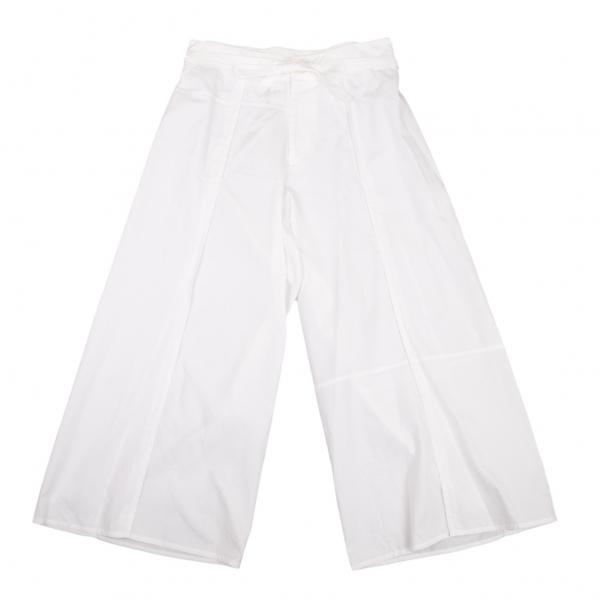 コムデギャルソンCOMME des GARCONS コットンベルト付きワイドパンツ