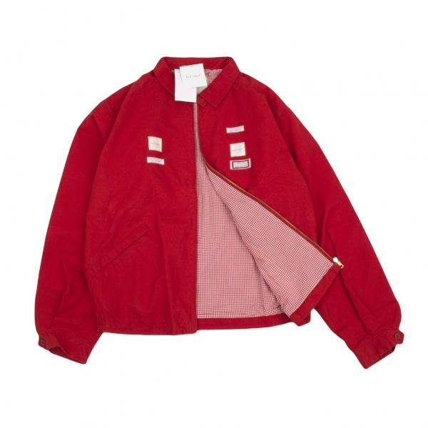 カールヘルムKarl Helmut コットンパッチバックロゴスイングトップ 