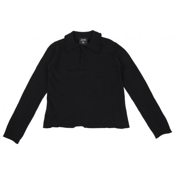 ジャンポールゴルチエ⭐︎ニットセーターフルジップ ウールブラック日本製 メンズ48 Jean Paul Gaultier（ジャンポール・ゴルチエ） オムJean Paul