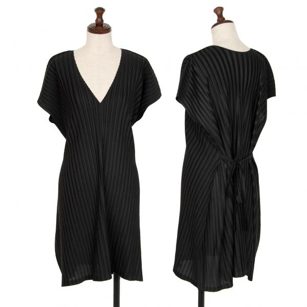 プリーツプリーズ 黒 チュニック