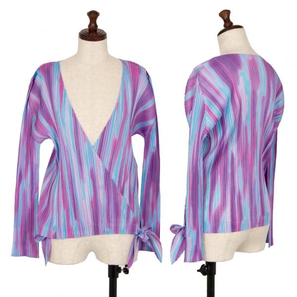 プリーツプリーズPLEATS PLEASE グラデーションプリントプリーツ  