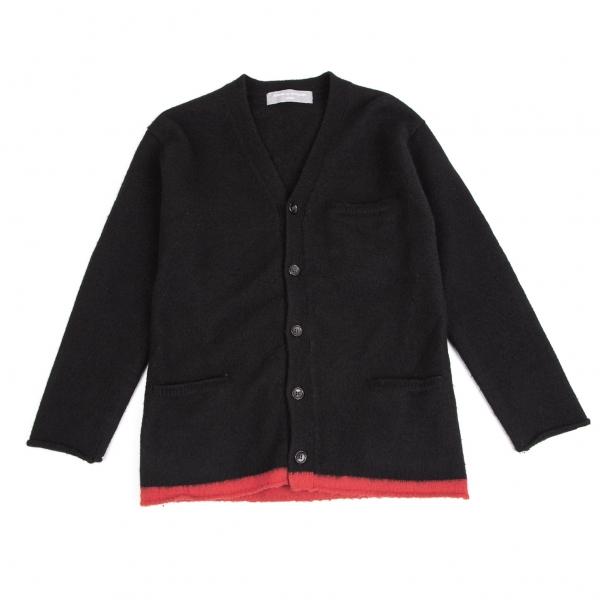 コムデギャルソン オムCOMME des GARCONS HOMME 裾配色縮絨ニット  