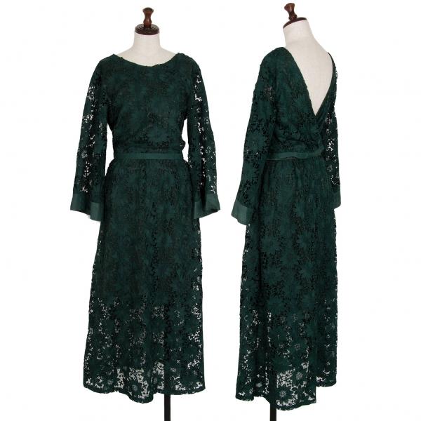 マイラン カシュクールワンピース ネイビー クリーニング済 マイラン