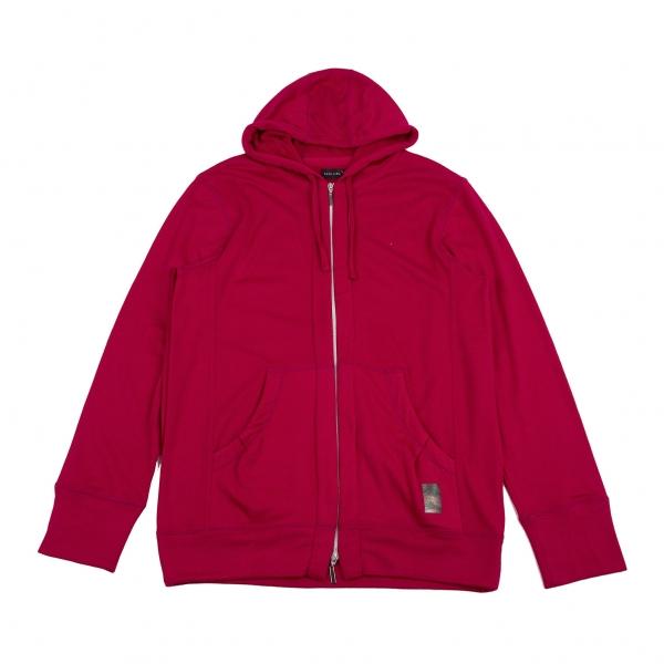 セキトワSEKItoWA カシミヤジップアップパーカー 赤XL 【メンズ